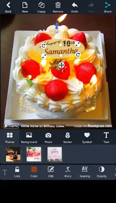 Birthday Cake android App screenshot 9